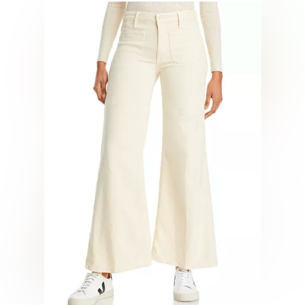 Mother The Patch Pocket Roller Skimp in Chalk Ivory - Size 29 - Never Been Worn